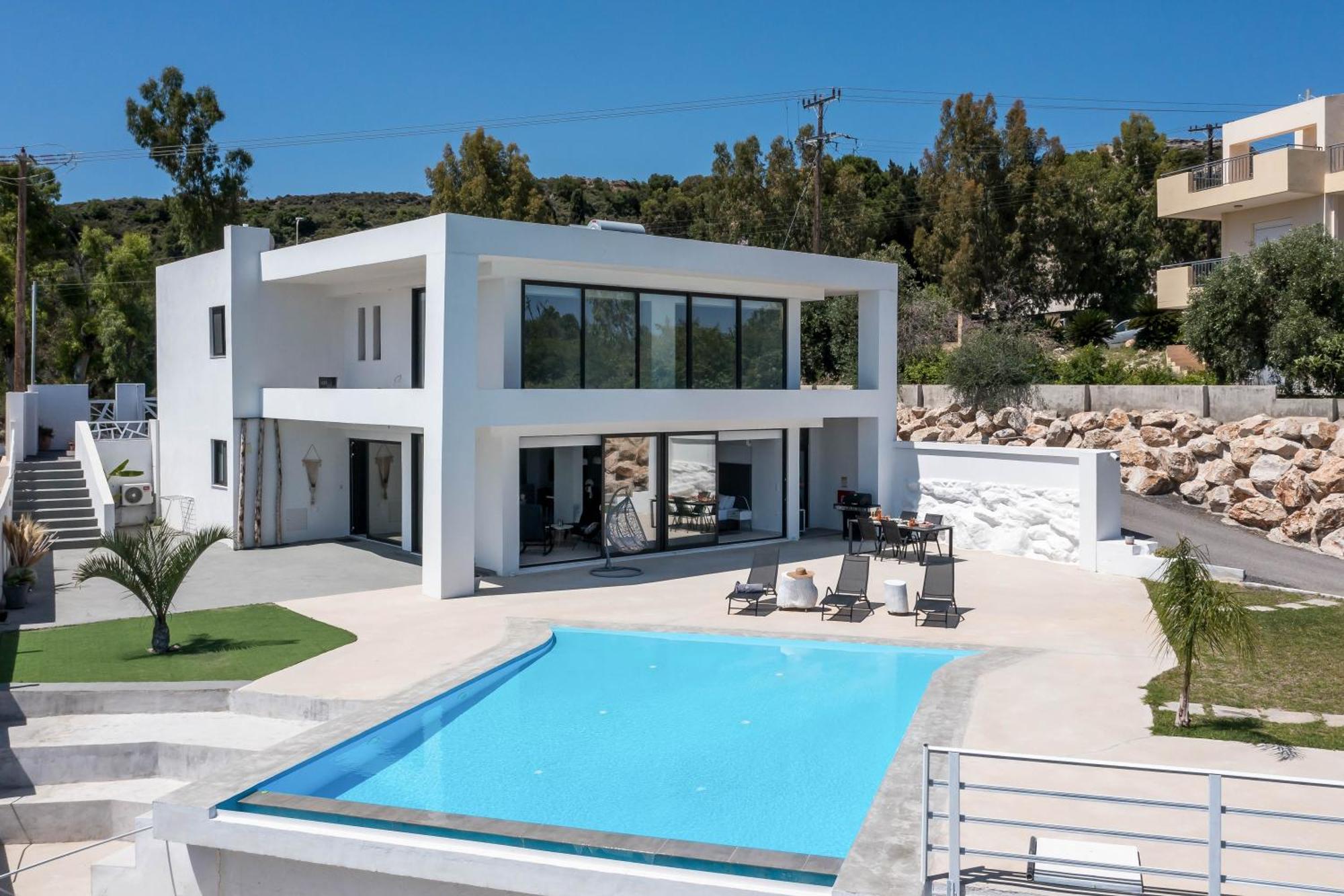 Villa Habitat Faliraki View Rhodes Kalithies